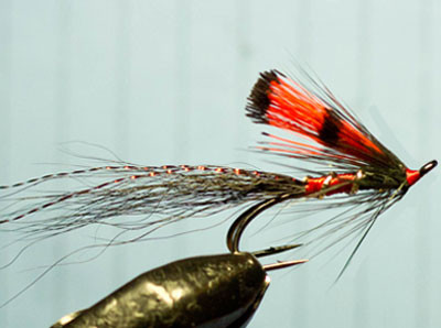 Лососевая мушка Ally-Shrimp-Black-Red(57)