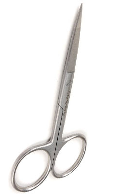 Ножницы прямые с заточкой для меха ECO-HAIR SCISSOR 4.5”
