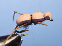  Мушка Beetle legs-natural на двойнике